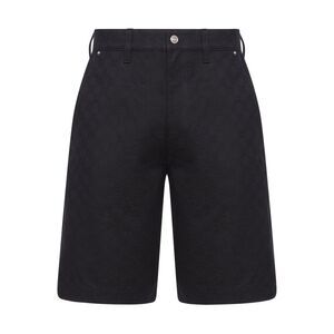 Gucci Men Jacquard Bermuda Shorts With Gg Monogram